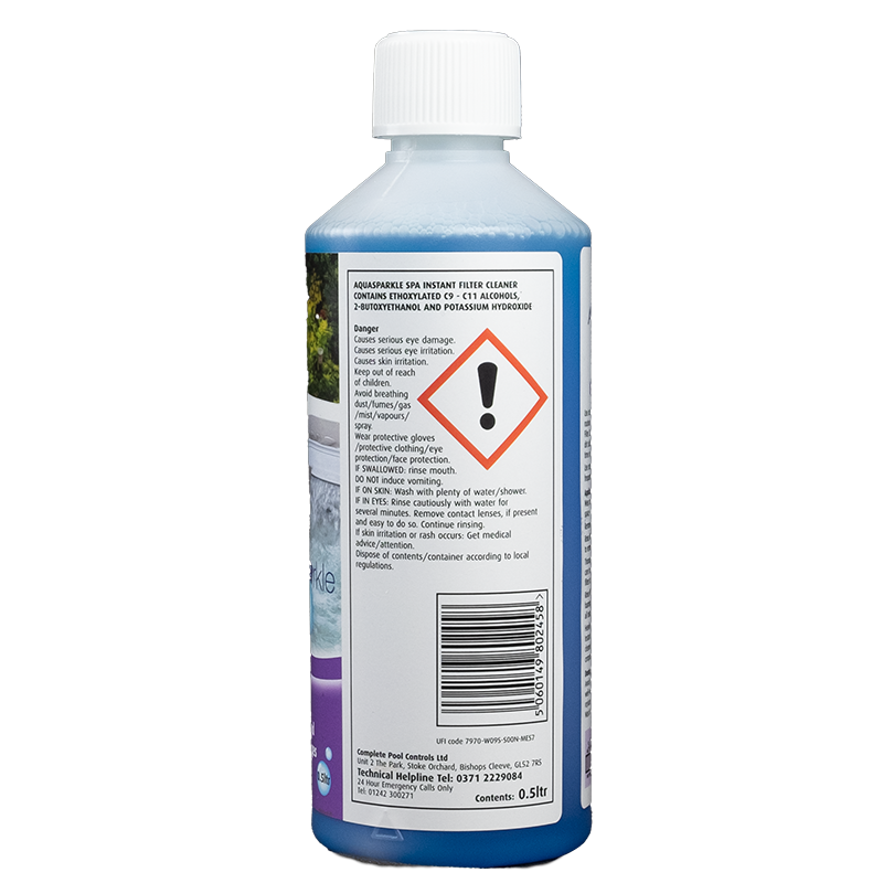 Aquasparkle Instant Filter Cleaner