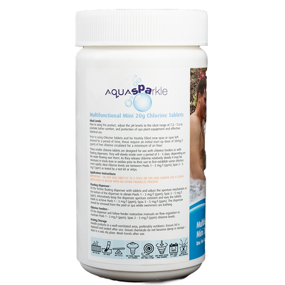 AquaSparkle Multi function Chlorine Tablets